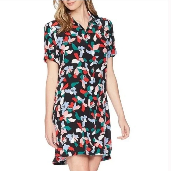 Women's Equipment Femme Mirelle Silk Mini Dress Colorful size Medium M - Picture 1 of 7